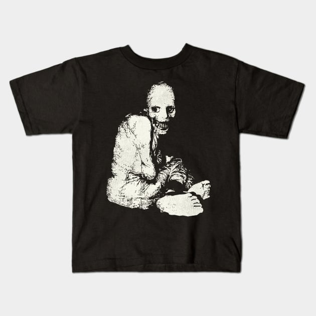 Russian Sleep Experiment Kids T-Shirt by darklordpug